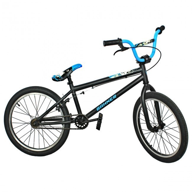 Pegajoso Asimilación Perder la paciencia BICICLETA 20" BMX NEGRA/AZUL T18B905-20 BAHNER